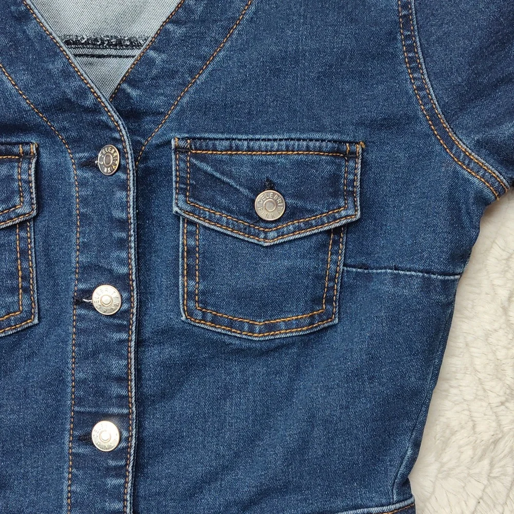 Celebrity Pink Women's XS Blue Denim Dress - Picture 8 of 10